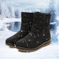 🏆Bottes de Neige Imperméables Antidérapantes Doublées de Peluche pour Femmes
