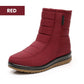 🏆Bottes de Neige Imperméables Antidérapantes Doublées de Peluche pour Femmes