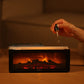 🔥 60% DE RÉDUCTION - DERNIER JOUR ! 💦 Diffuseur d'Humidité avec Flamme de Cheminée - 7 Couleurs LED et Télécommande, Ambiance Apaisante pour Maison/Bureau 🌙📦