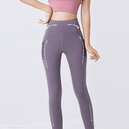 Leggings de yoga à taille haute pour femmes avec contrôle du ventre