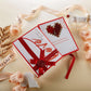 Coffret Cadeau pour Bijoux de la Saint-Valentin Avec Carte de Vœux