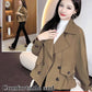 Trench-coat court de style coréen