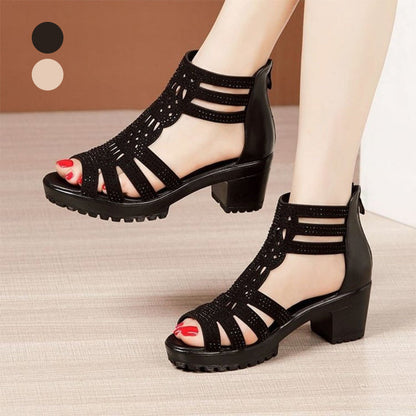 🌸50% de réduction pour une durée limitée💐Sandales antidérapantes à talons hauts pour femmes