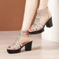 🌸50% de réduction pour une durée limitée💐Sandales antidérapantes à talons hauts pour femmes