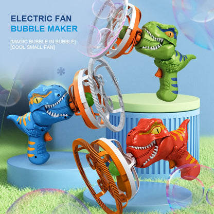 Machine à bulles électrique en forme de dinosaures