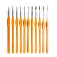 Lot de Pinceaux de Peinture de Détail Miniature 11 Pièces