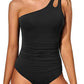 💥50 % de réduction👙Maillot de bain asymétrique pour femmes