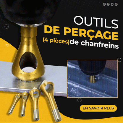 Outils de perçage de chanfreins