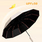 🌧️✨ Parapluie de sécurité réfléchissant – Compact, boucle à anneau pour un transport facile, idéal pour les trajets domicile-travail, visible et protégé par tous les temps 🚶‍♂️💡