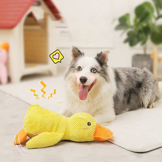 Choix de cadeau – Jouet à mâcher en peluche durable avec sons pour chiens