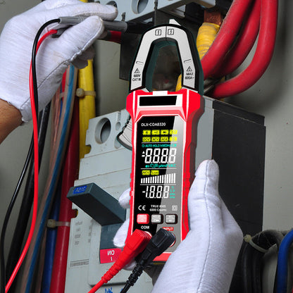 Pince Ampèremétrique Numérique Tout-en-Un - Mesure Précise jusqu'à 600A, Lampe Intégrée et Détection NCV