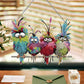 Kit de suspension Diamond Art - Ornement de fenêtre 5D Rhinestone de forme personnalisée - Cadeau pour les amateurs d'oiseaux