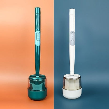 ✨  Brosse de toilette domestique en silicone à longues mains