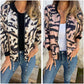 ⏳Réduction à durée limitée de 50 %💥Veste bomber zippée à imprimé zèbre pour femme en automne