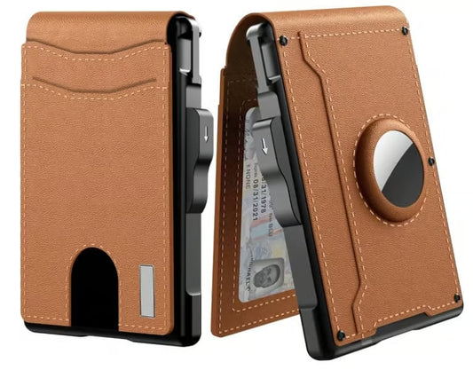 Portefeuille AirTag pour homme avec blocage RFID