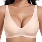 🍃 Vente chaude d'été 50% de réduction ⏰ Deep V Plunge Push-up sans fil sans couture Jelly Bra