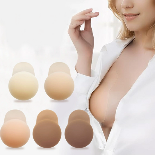 Couvre-tétons Adhésifs Invisibles avec Effet Liftant et Sans Couture pour Femme