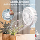 📢🍃✨ PROMO -50% ! Mini Ventilateur Flexible Enfichable – 360° Ajustable, Silencieux & Diffusion de Parfum (220V, 36 dB)
