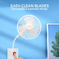 📢🍃✨ PROMO -50% ! Mini Ventilateur Flexible Enfichable – 360° Ajustable, Silencieux & Diffusion de Parfum (220V, 36 dB)