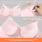 Soutien-gorge push-up sans armatures pour femmes, col en V croisé, en maille, sans coutures