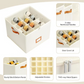 Boîte de Rangement pour Chaussures en Tissu Pliable
