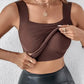 Débardeur galbant avec soutien-gorge intégré