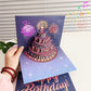 Cartes d’Anniversaire avec Feux d’Artifice, Gâteau Pop-Up et Musique à Souffler