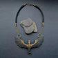Collier dragon volant ailé noir