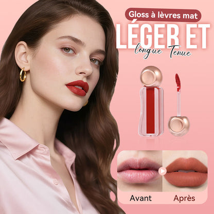 Gloss à lèvres mat léger et longue tenue