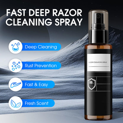 📍Achetez-en 2， obtenez-en 1 gratuit📍Spray nettoyant rapide et en profondeur pour rasoirs