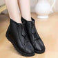 Bottines d'hiver chaudes à fermeture éclair pour femme