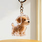 🏆LAATSTE DAG: KOOP 1 KRIJG 1 GRATIS🐶Mijn huisdier sleutelhanger