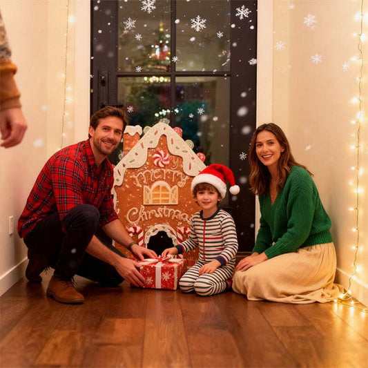 📢50% DE RÉDUCTION🎅Set de Golf Gingerbread✨Le Jeu de Noël Idéal !