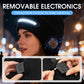 🎄 Promotion Exceptionnelle de Noël🎁Bonnet Bluetooth rechargeable avec lampe intégrée