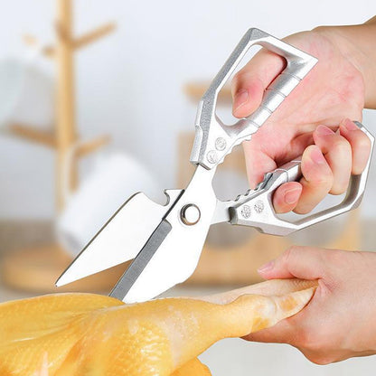 📣🎊Entièrement mis à niveau🔥 56 % de réduction ! Ciseaux de cuisine multifonctionnels – Acier inoxydable ultra-tranchant, idéal pour viande, herbes & noix ✂️🦴