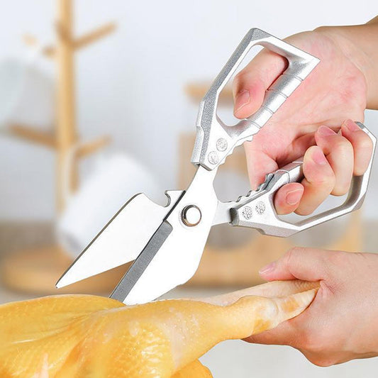📣🎊Entièrement mis à niveau🔥 56 % de réduction ! Ciseaux de cuisine multifonctionnels – Acier inoxydable ultra-tranchant, idéal pour viande, herbes & noix ✂️🦴