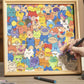 📢📢60 % DE RÉDUCTION !!! 🐱Puzzle de Chats Adorables à Colorier : La Machine à Remonter le Temps de l'Enfance