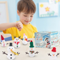 Ensemble de bricolage de bonhommes de neige de Noël pour enfants