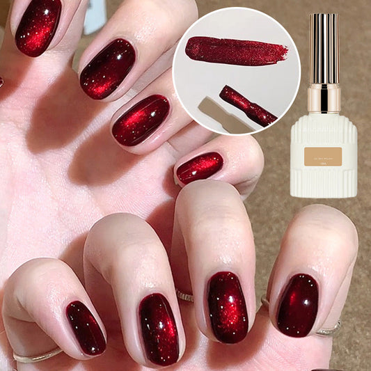 Vernis à ongles gel brillant effet œil de chat