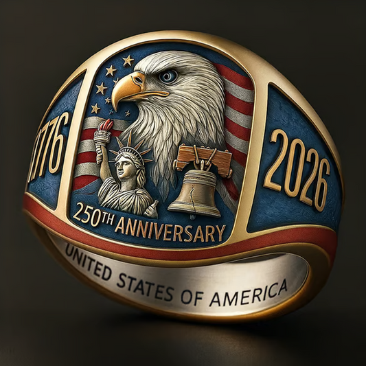 Bague commémorative de l’aigle pour le 250ᵉ anniversaire – 1776-2026