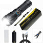 Set de lampes torches rechargeables étanches super lumineuses avec zoom