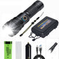 Set de lampes torches rechargeables étanches super lumineuses avec zoom