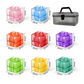 🧩 50% DE RÉDUCTION !  🧲 Jeu de Construction Magnétique 60+ Pièces – Aimants Puissants, 6 Faces, Sac de Rangement, Couleurs Vives, Idéal 7-14 ans, STEM 🎁