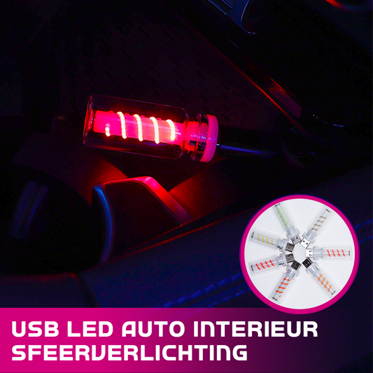 Lumière d'Ambiance LED USB pour Intérieur de Voiture