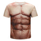 🎁Cadeau d'Halloweent🎁MUSCLE TATTOO - T-shirt imprimé sur toute sa surface