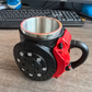 Mug au design humoristique sur les freins