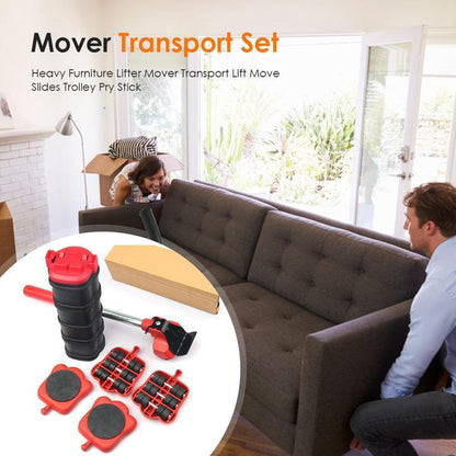🏠🔧 50 % DE RÉDUCTION ! Kit de levage et de déplacement de meubles ultra-résistant – coussins de levage + barres de levier, antidérapant et respectueux des sols – soulève jusqu'à XX kg, idéal pour les déménagements et les déplacements de meubles ✨