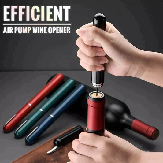 Tire-Bouchon à Pression d'Air - Ouvre-Bouteille Rapide et Sûr pour Vin
