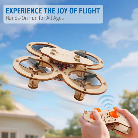 ✈️ 55% DE RÉDUCTION ! Kit de Construction de Drone en Bois DIY pour Enfants – Maintien d’Altitude, Télécommande Stable & Sécurité Renforcée ! 🎁🚁
