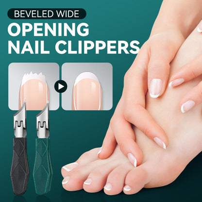 Coupe-ongles biseauté à large ouverture
